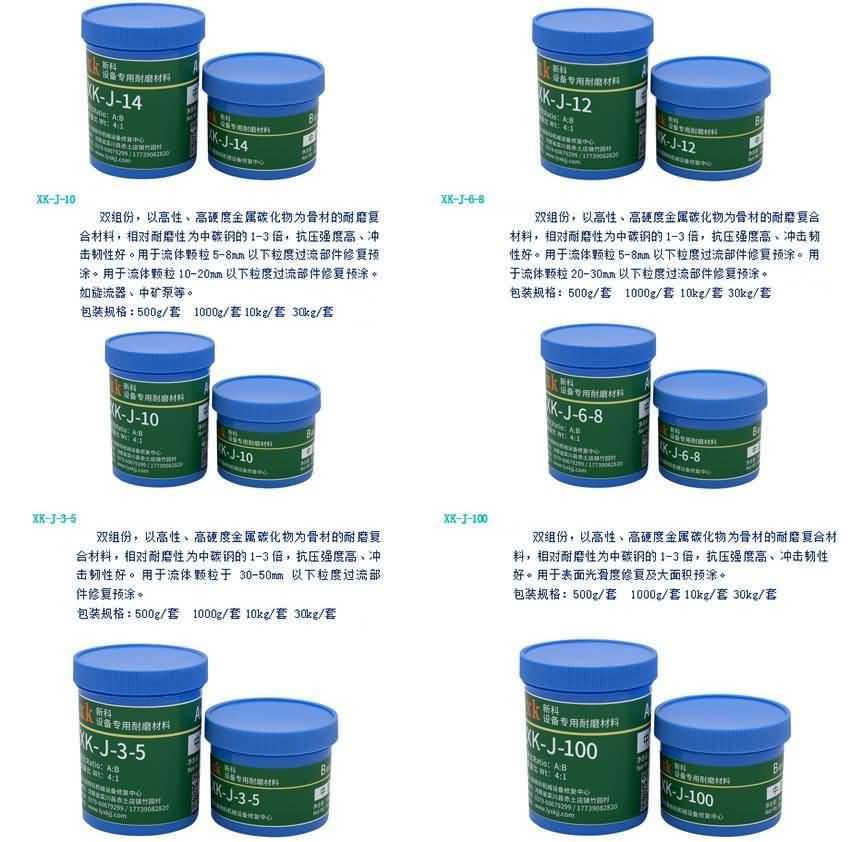 XK中溫系列設備耐磨防腐涂層